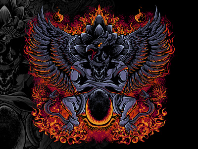 Jatayu artworks band merch branding charachter clothing brand clothing design culture dark art design graphic art graphic artist graphic design grunge hello dribbble illustration illustrator jatayu merch design merchandise design tshirt design