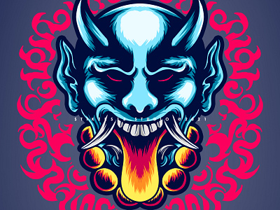 Japanese Hannya Head tattoo