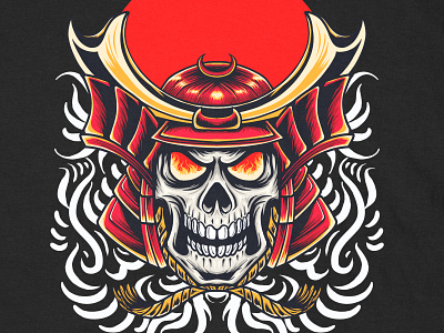 Japanese Skull Samurai