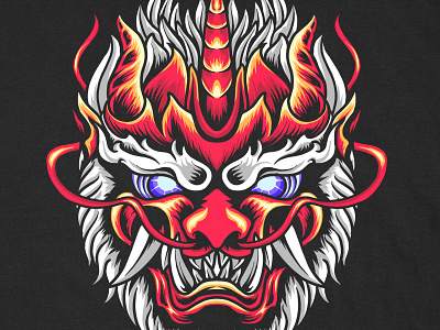 Japanese Fujin Raijin Head