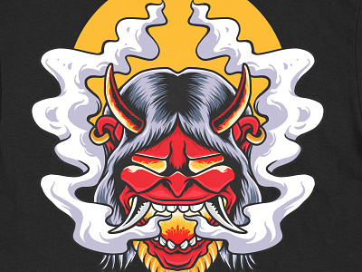 Oni mask Smoke