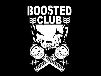 Bosted Club artworks branding charachter design game graphic art graphic artist graphic design hello dribbble illustration illustrator logo merch merch design merchandise rock and roll