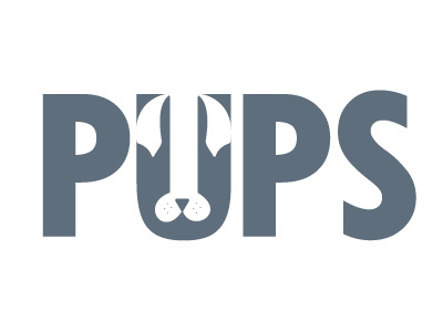 Thirty Logos Challenge #15 - Pups branding dog graphicdesign graphics illustration logo logochallenge negativespace newbie puppy thirtylogos