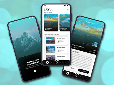 TripEver- Travel Mobile App UI Design