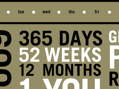 Kraft Paper Bag Calendar