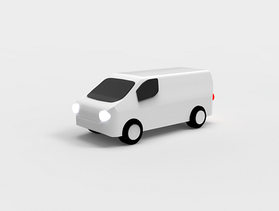 Michelin - telematics 3d 3d art car rendering van vehicle