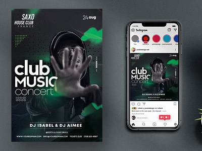 Artist Performance PSD Flyer Template