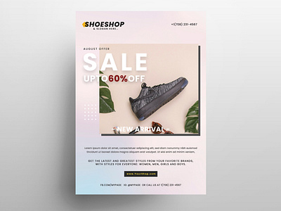 Sale Shoes Free PSD Flyer Template