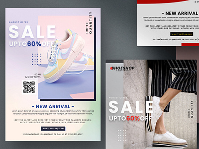 Shoes Sale – 5 PSD Flyer Templates