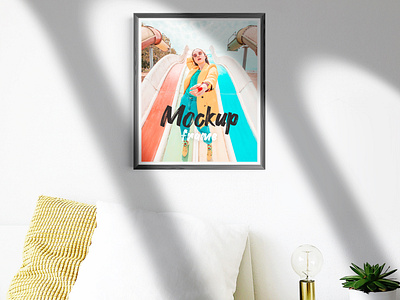 Free Frame in Room Mockup