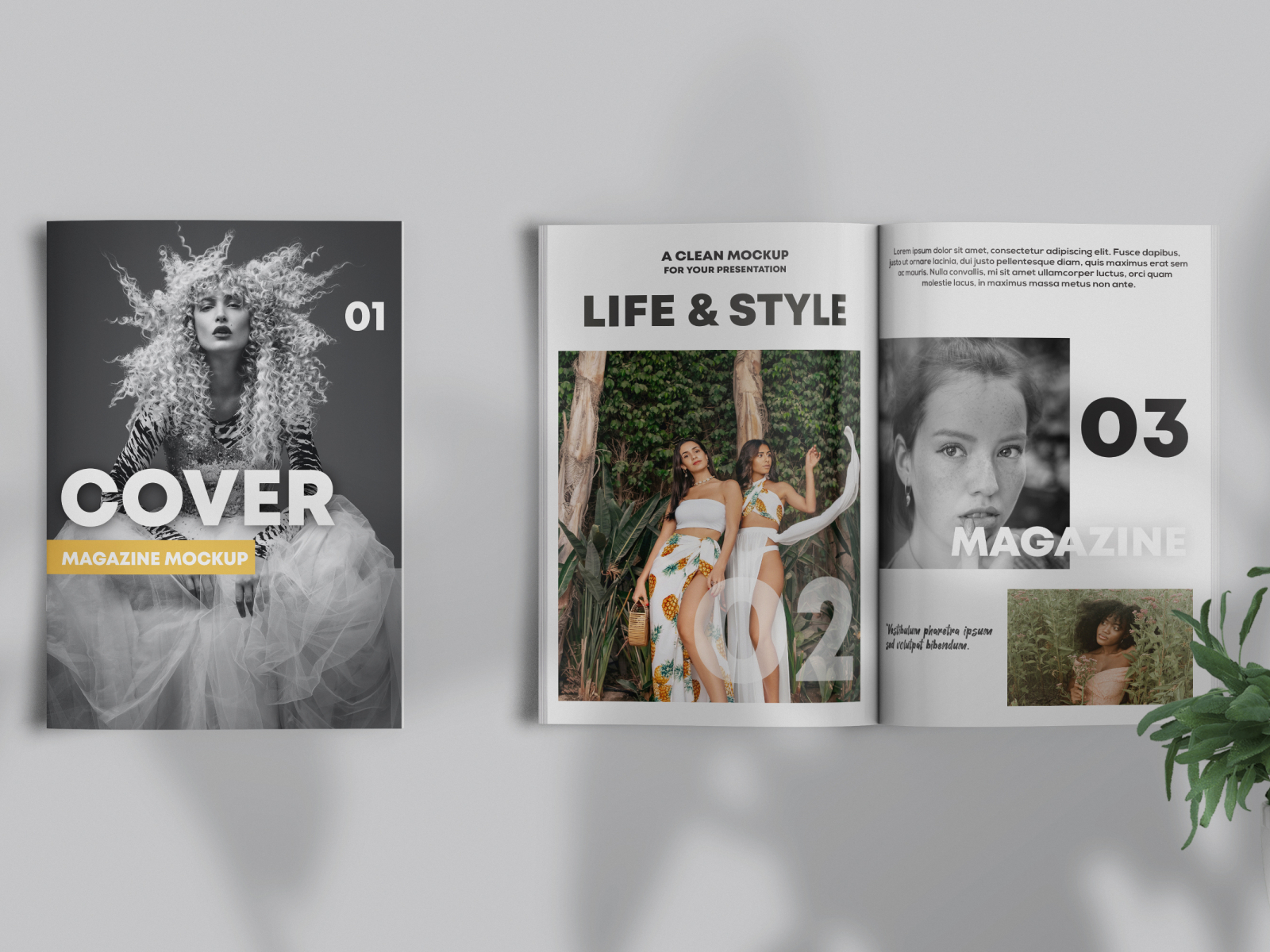 Download Free Magazine Showcase Mockup Psd By Pixelsdesign Net On Dribbble