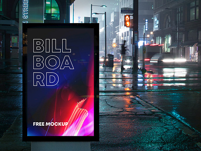 Free Billboard Advertising Mockup