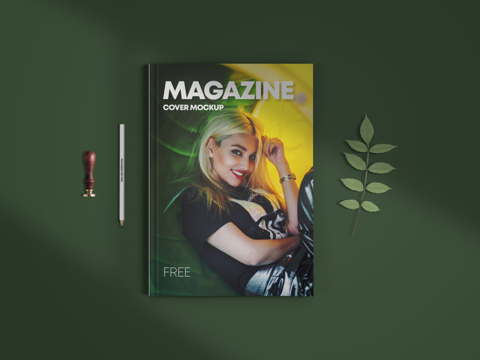 Download Magazine Cover V 2 Free Mockup Psd By Pixelsdesign Net On Dribbble