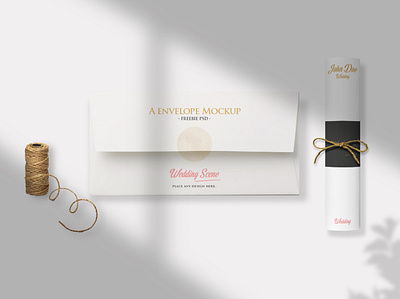 Free Invitation Scene Mockup free mockups mockup mockup design psd scene wedding scene