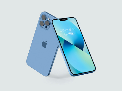 iPhone 13 (All Colors) Free Mockup