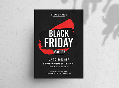 Black Friday Sale Free PSD Flyer Template black friday black friday flyer design flyer poster