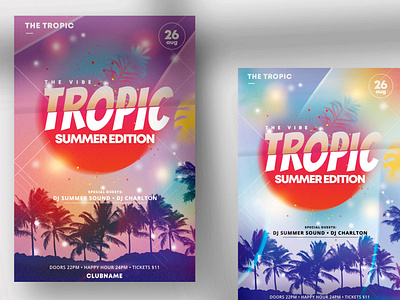 Modernize Tropic Flyer Template (PSD)