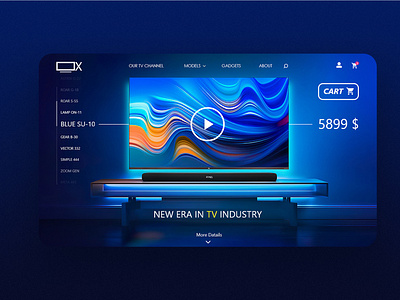 OX TV - Landing Page