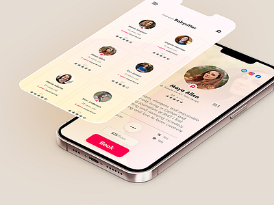 Babysitter App Design Concept