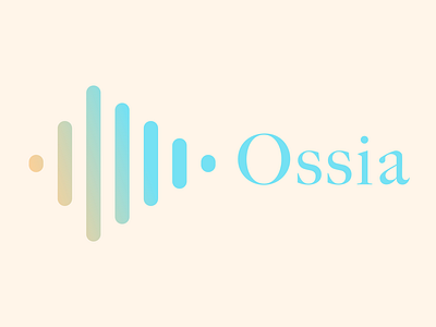 Ossia Logo branding clean dailylogo dailylogochallenge design flat icon identity illustrator lettering logo minimal music type typography ui ux vector web