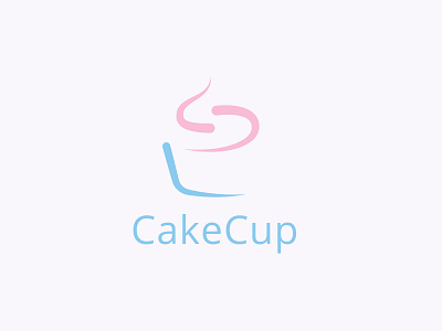 Cakecup Logo branding clean dailylogo dailylogochallenge design flat icon identity illustrator logo minimal type vector