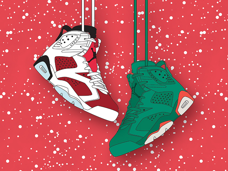 Christmas 6s sale jordans