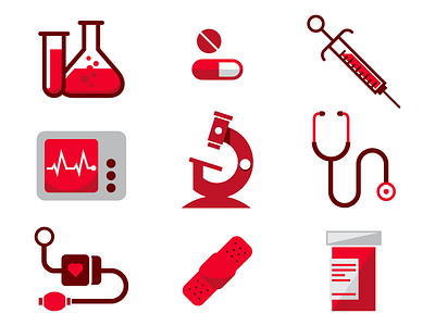 Medical Icons bandage doctor health icon illustration infographic medical medicine science