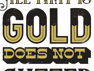 Gold help ink lettering poster text texture type