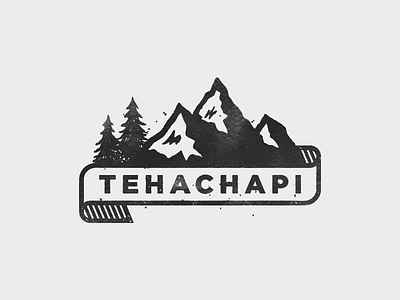 Tehachapi Again banner branding logo mountains trees
