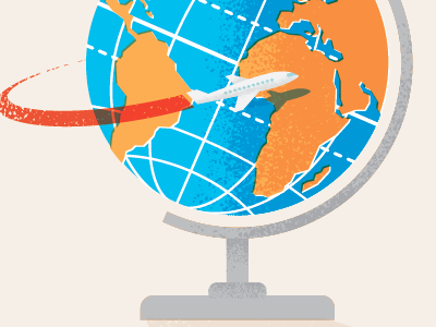 Travel Globe by brian hurst on Dribbble