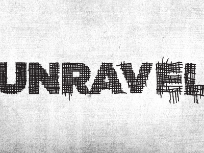 UNRAVEL logo type unravel