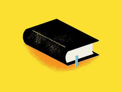 The Good Book bible book hardcover illustration texture