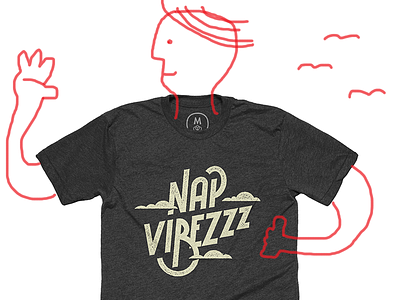 Nap Vibezz buy it clouds lettering nap shirt