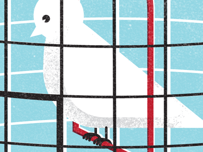 Free Burma bird burma cage dove human rights illustration myanmar poster