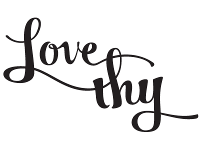 Love thy... lettering script wip