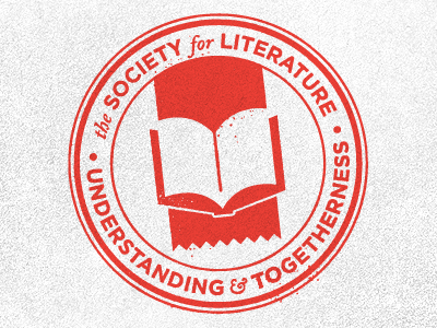 Bookclub badge book book club logo seal stamp