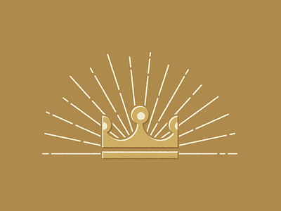 King Hat crown gold illustration king rays shine
