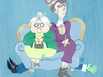 Arsenic & Old Lace death grandma illustration murder poison poster seniors