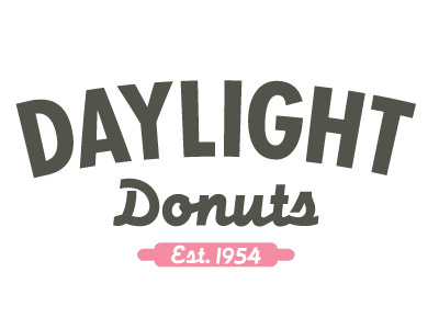 Daylight Donuts donuts pink rebrand