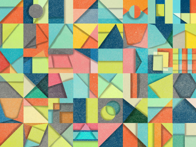Colors color geometric shading shapes square texture