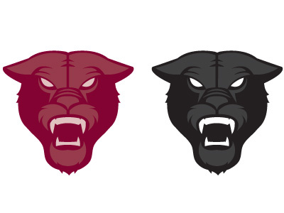 Panther Revised animal logo panther sport