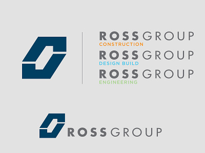 Ross Group branding construction design engineering logo