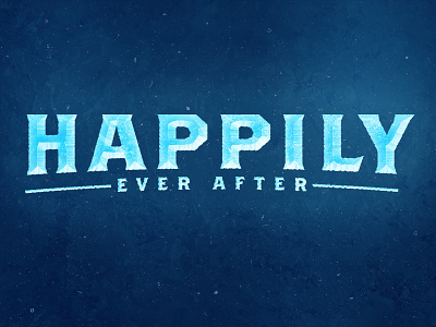 Happily Ever After blue frozen ice series sermon type