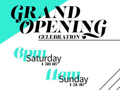 Grand Opening