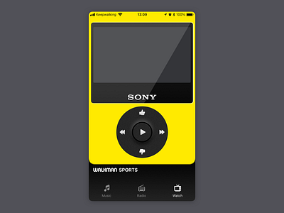 SONY WALKMAN/WATCHMAN SPORTS