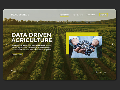 Fly X Systems Landing Page design ui ux web web design website