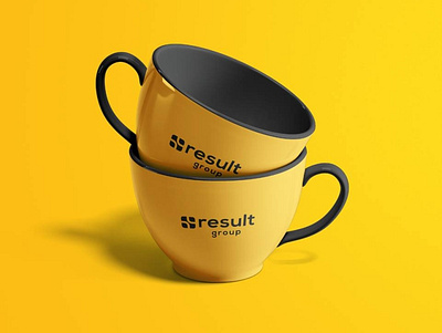Logo for Result group brand identity brand identity design branding design logo logo design logodesign logotype