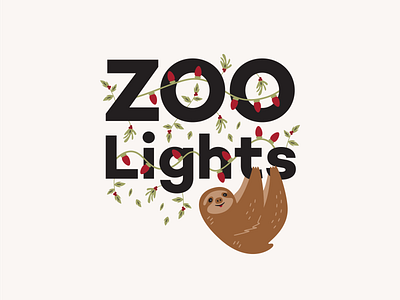 St. Jude Zoo Lights christmas green holidays lights red sloth st. jude zoo