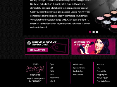 Redesign Preview cosmetics ecommerce makeup redesign
