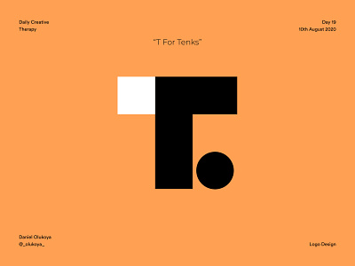 T for Tenks abstract daily design challenge dailycreativechallenge dailycreativetherapy design icon illustrator logo